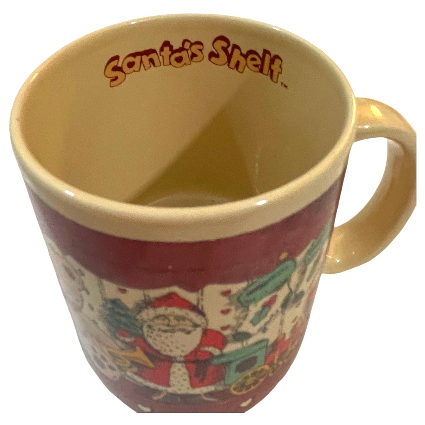 Caneca de Natal Trenditions Cerâmica Vintage Anos 90