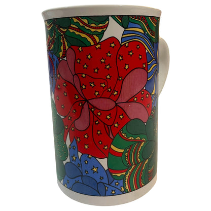 Caneca de Natal Colorida em Cerâmica