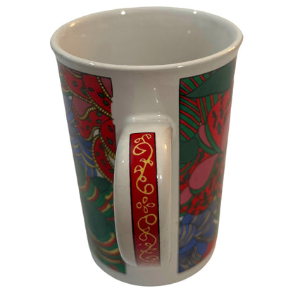 Caneca de Natal Colorida em Cerâmica