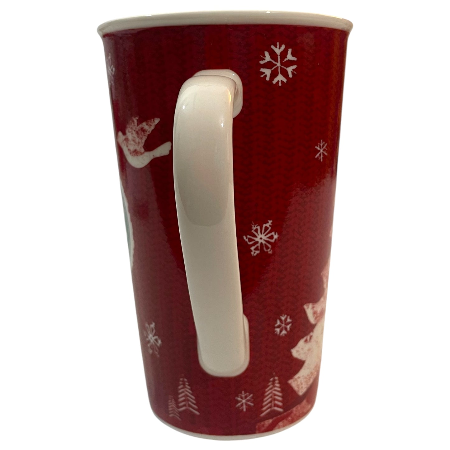 Caneca de Natal 2008 Starbucks Holiday - Edição Limitada com Árvore de Natal e Rena