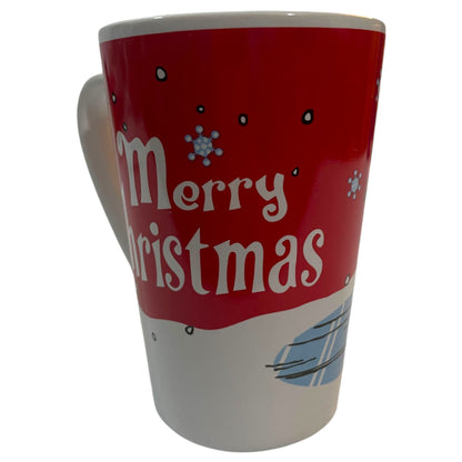 Caneca Grande de Cerâmica Merry Christmas Snoopy Peanuts