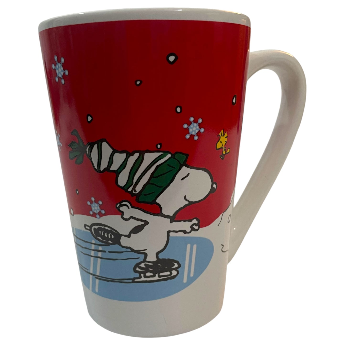 Caneca Grande de Cerâmica Merry Christmas Snoopy Peanuts