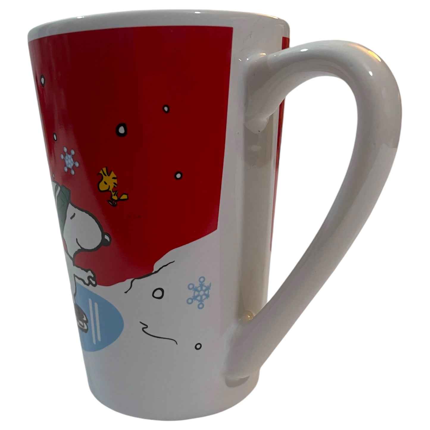 Caneca Grande de Cerâmica Merry Christmas Snoopy Peanuts