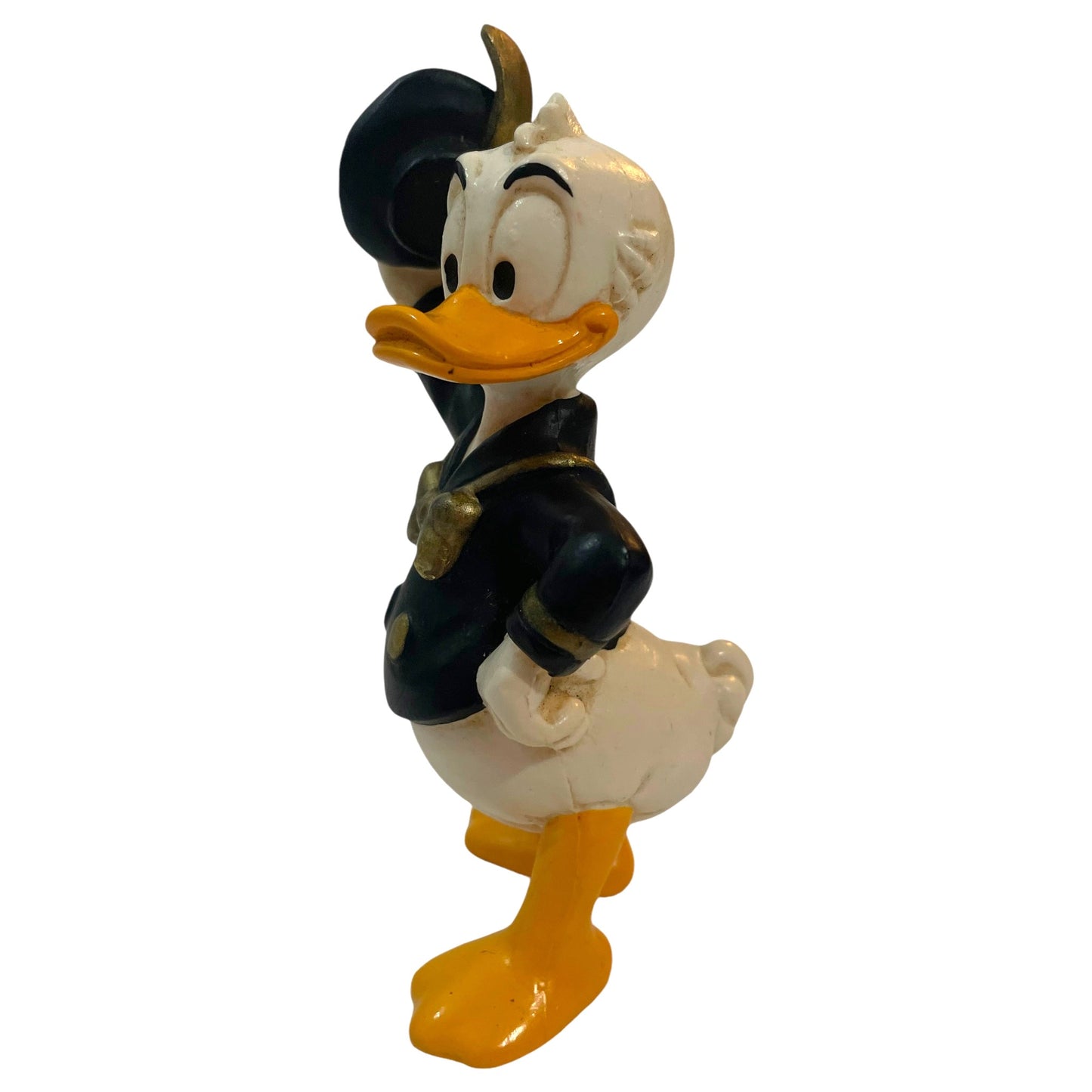 Boneco Pato Donald Disney – Pintado à Mão, Fabricado por Bully, Alemanha (Anos 1980)