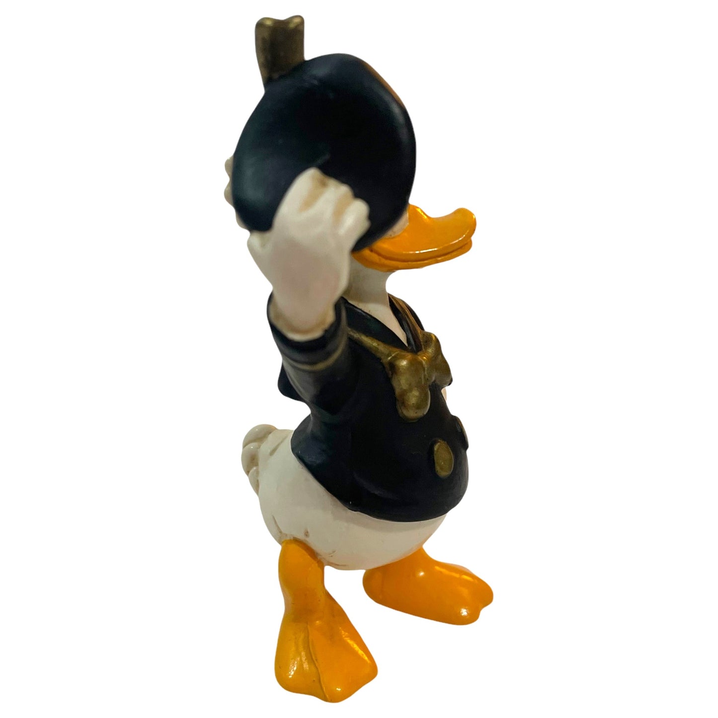 Boneco Pato Donald Disney – Pintado à Mão, Fabricado por Bully, Alemanha (Anos 1980)