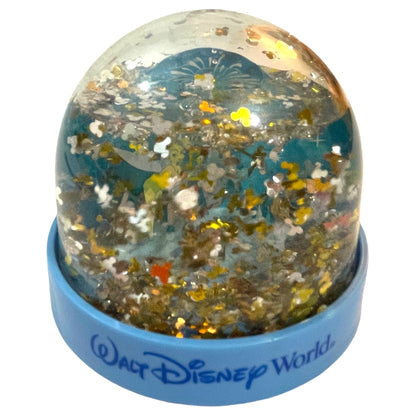 Globo de nieve Disney Tinkerbell – Con estrellas doradas y fondo azul claro, Walt Disney World