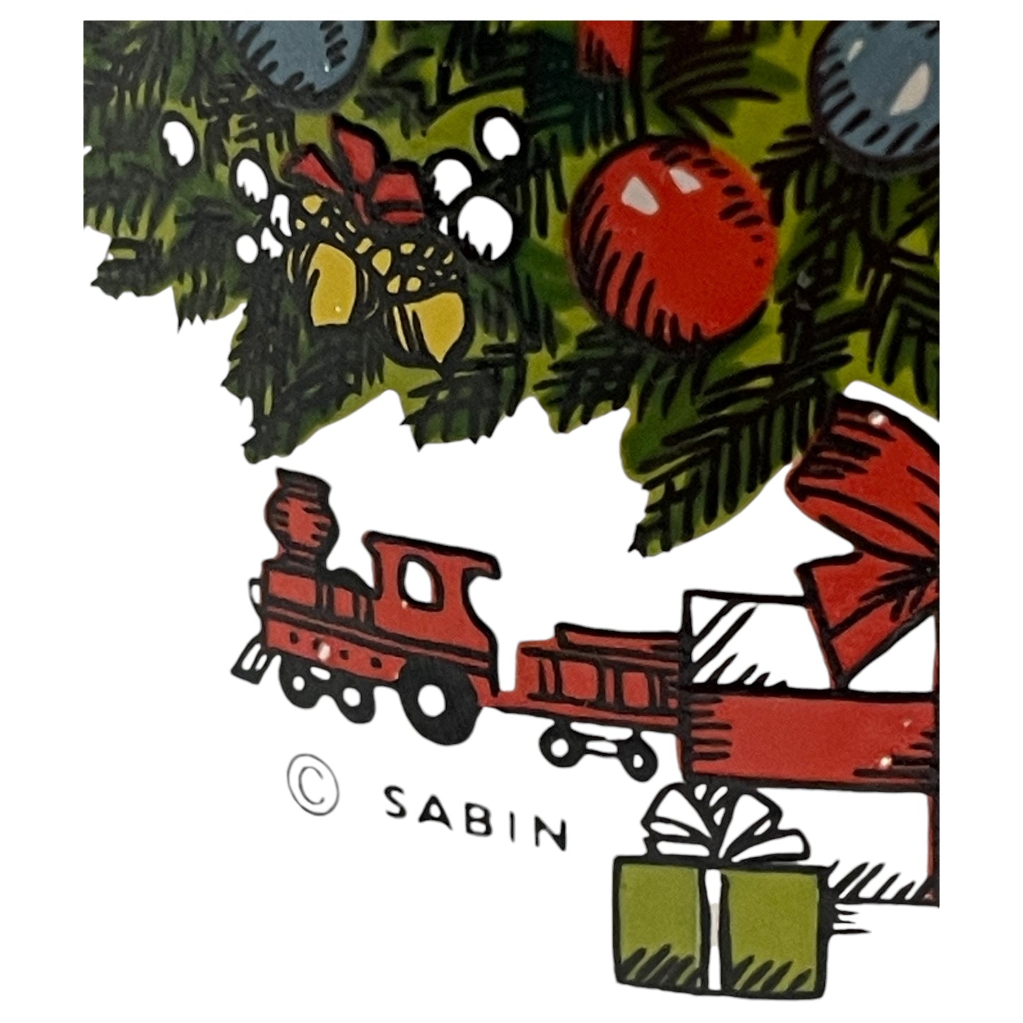 Conjunto Vintage de Sal e Pimenta Christmas by Carlton - Sabin, 1984