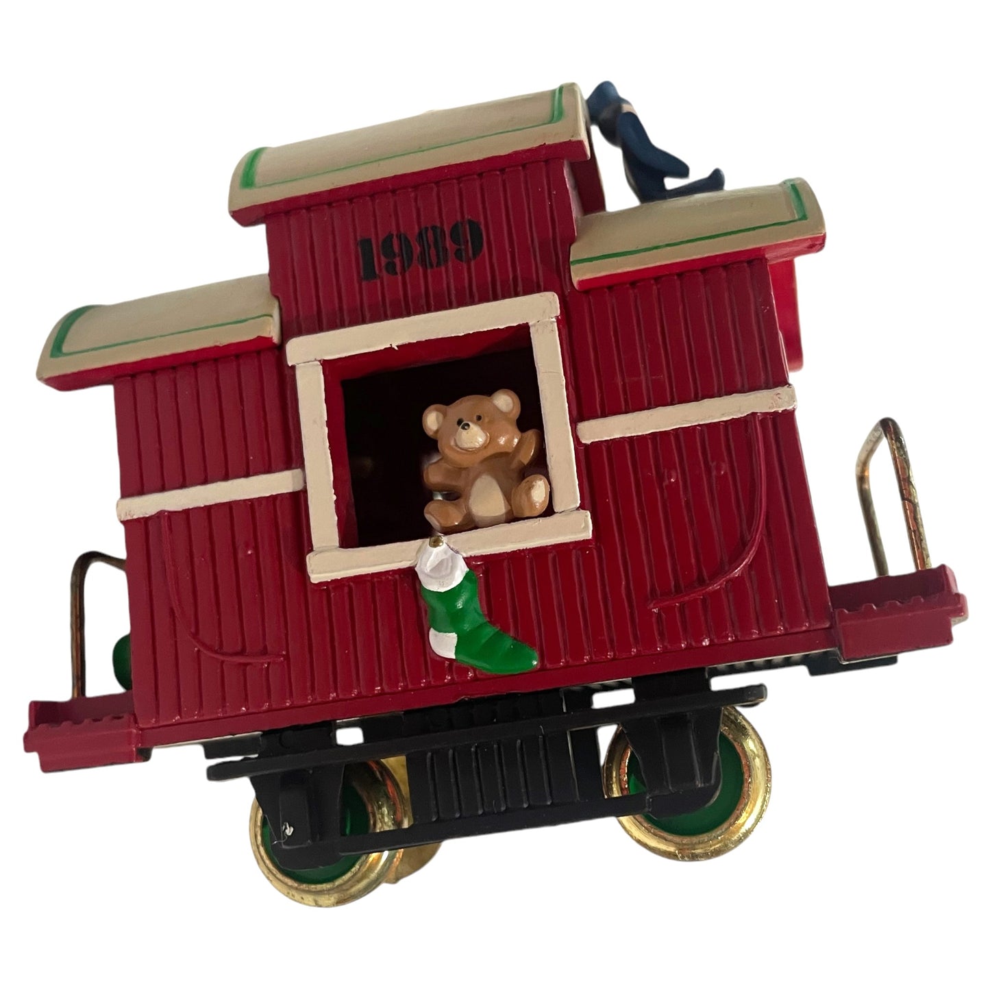 Ornamento Natalino Hallmark Christmas Caboose 1989, Coleção de Natal, Vintage