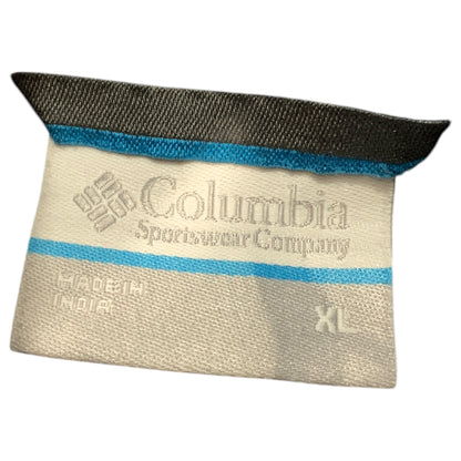 Casaco Columbia Masculino Gola Alta Azul Marinho XL - Inverno com Regulagem e Bolsos com Fecho