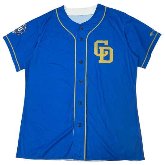 Baseball Jersey Chunichi Dragons Edição de 80 Anos 1936 - 2016  – Azul e Dourado, Rara Colecionável