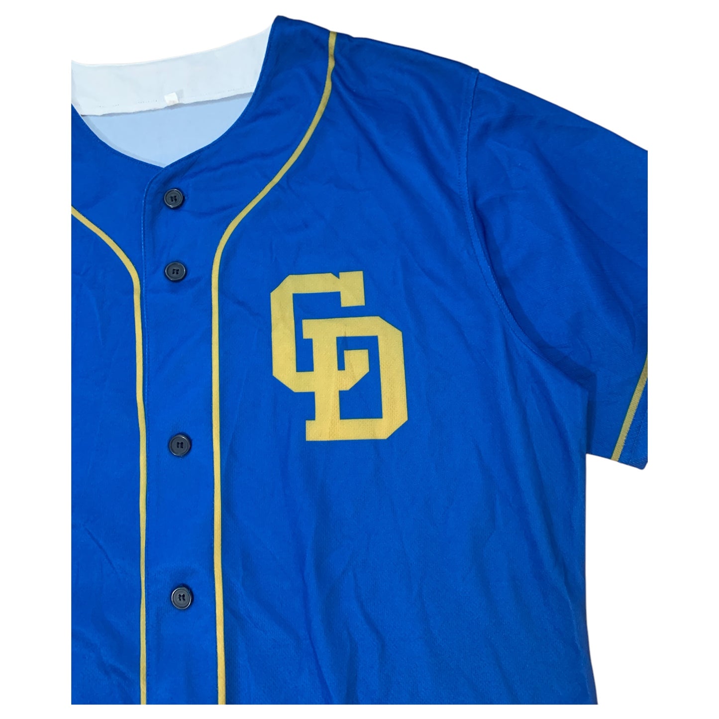 Baseball Jersey Chunichi Dragons Edição de 80 Anos 1936 - 2016  – Azul e Dourado, Rara Colecionável