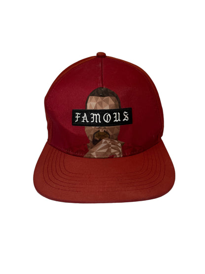 Boné Vermelho Cayler & Sons "Famous Kanye West" Premium Headwear - Ajustável