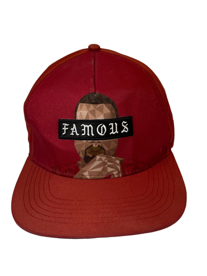 Boné Vermelho Cayler & Sons "Famous Kanye West" Premium Headwear - Ajustável