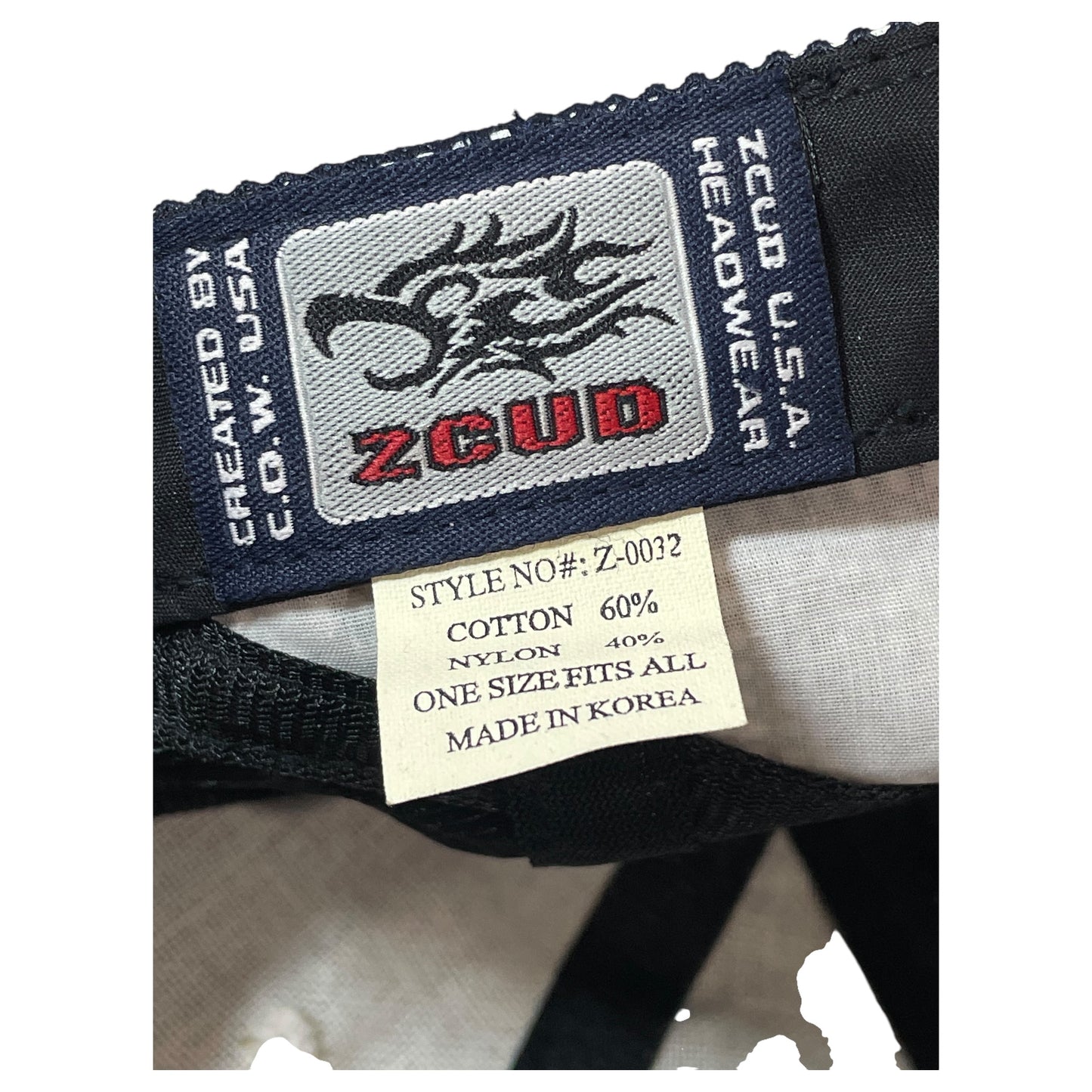 Boné Azul-Marinho ZCUD – Modelo C.O.W. USA Headwear Style #Z-0032