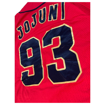 Jersey Japonesa de Baseball Vermelha Arrows Player #93 - Zett Baseball Gear Tamanho M