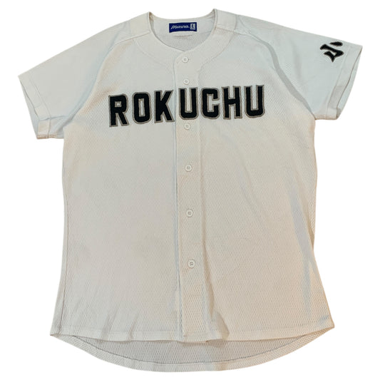 Baseball Jersey Japonesa Mizuno – Rokuchu Bordado – Tamanho L