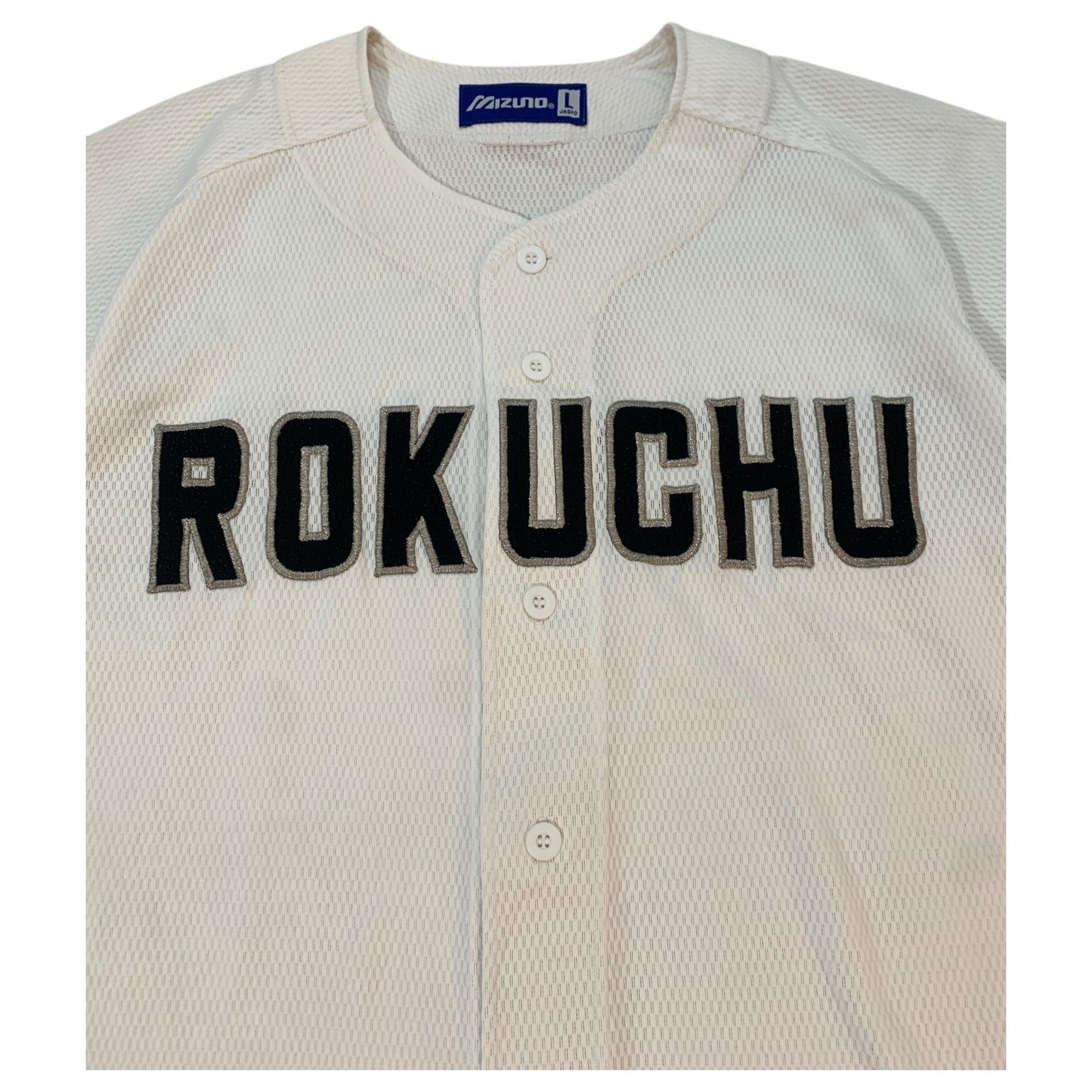 Baseball Jersey Japonesa Mizuno – Rokuchu Bordado – Tamanho L