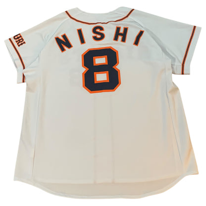 Jersey Baseball Giants Yomiuri Japão – Player Nishi #8 – Ikkyu