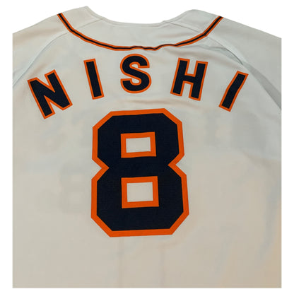 Jersey Baseball Giants Yomiuri Japão – Player Nishi #8 – Ikkyu