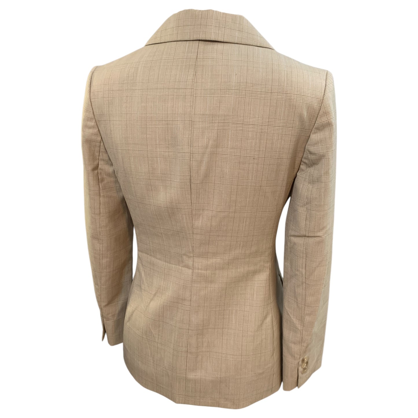 Blazer Feminino Xadrez Bege Ann Taylor Loft Tamanho 2