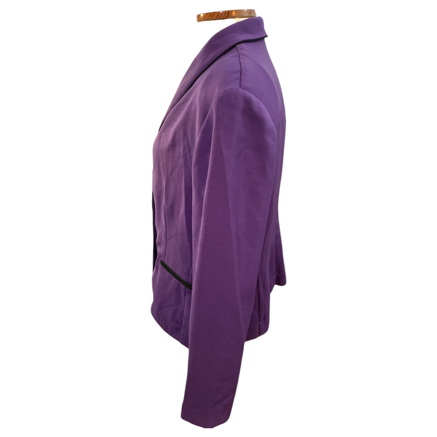 Blazer Vintage Mujer Morado Studio 1 80s/90s con Hombreras