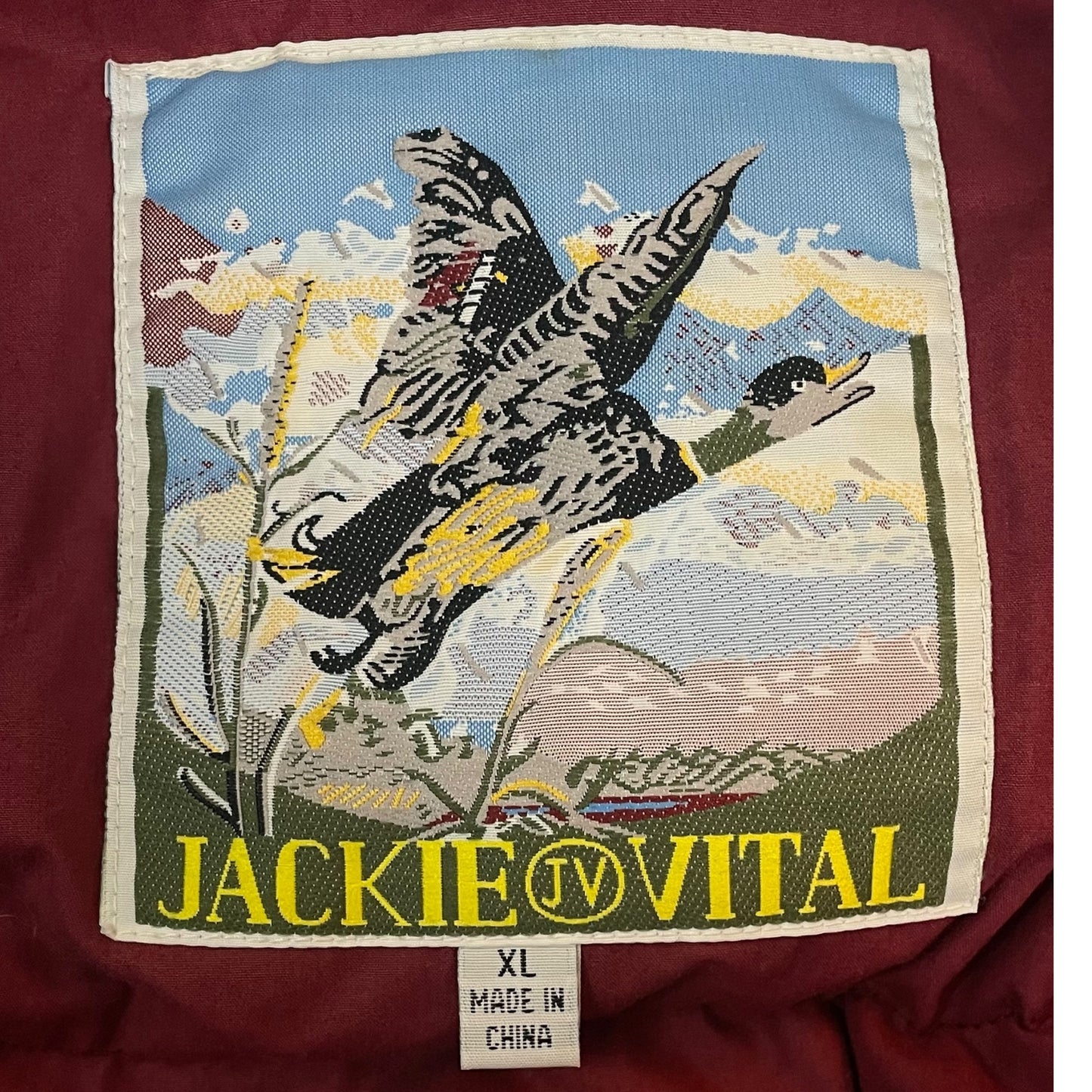 Veste matelassée imperméable vintage Jackie Vital Bad Boyz – XL, capuche intégrée