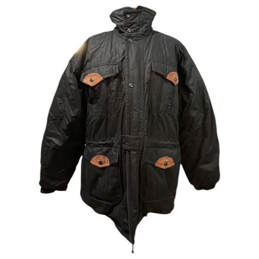 Veste matelassée imperméable vintage Jackie Vital Bad Boyz – XL, capuche intégrée