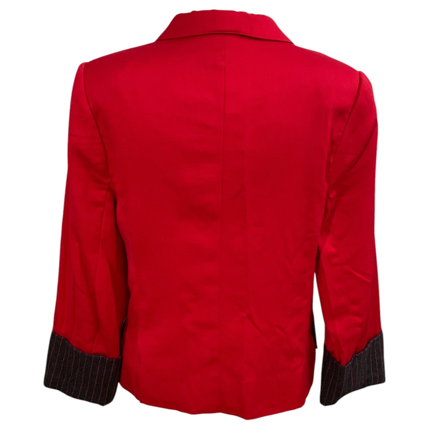 Blazer Feminino Vintage Estruturado Charles Jourdan | Vermelho Acinturado