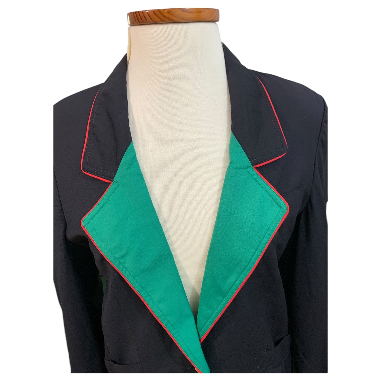 Blazer Vintage TAP Uniforme Feminino | Azul Marinho com Botões Dourados