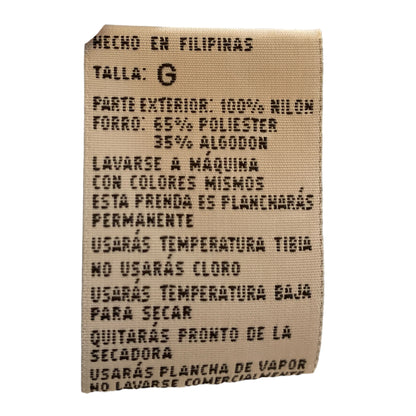 Casaco Nylon Vintage Anos 80 Turn Point Azul - Tamanho L, Estilo Retrô - Madame Surtô Vintage Shop