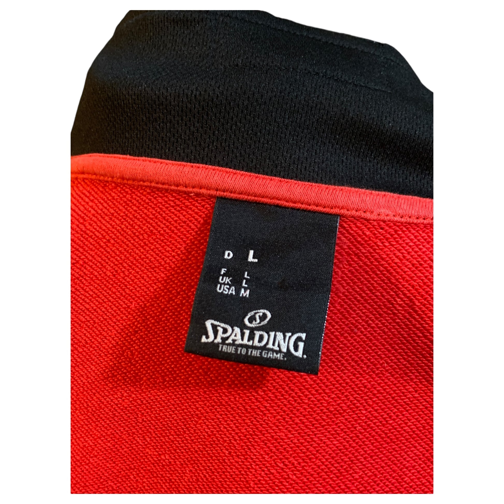 Casaco Vintage Esportivo Spalding – True To The Game, Tamanho L, Basquete, Estilo Retrô - Madame Surtô Vintage Shop