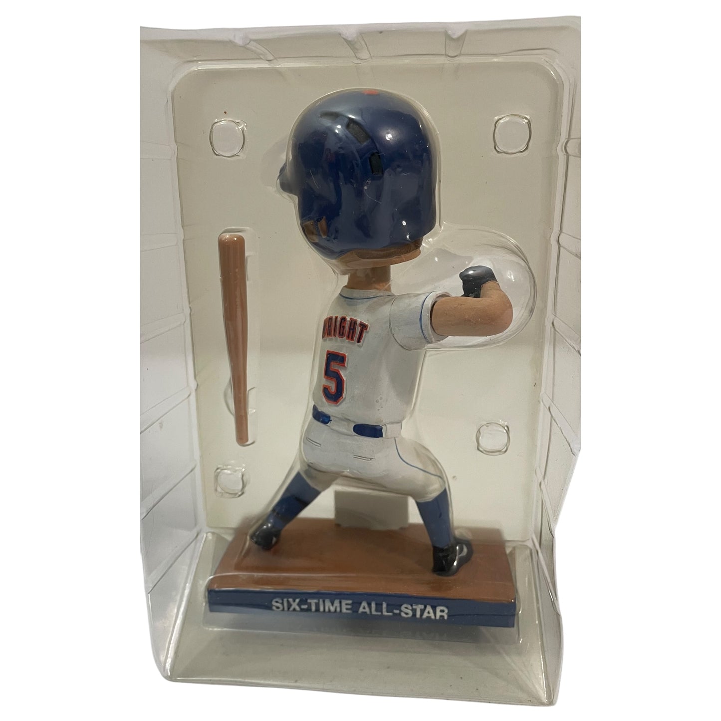 Figurine Bobblehead des Mets de David Wright 2013 avec billet de match - Figurine neuve et scellée