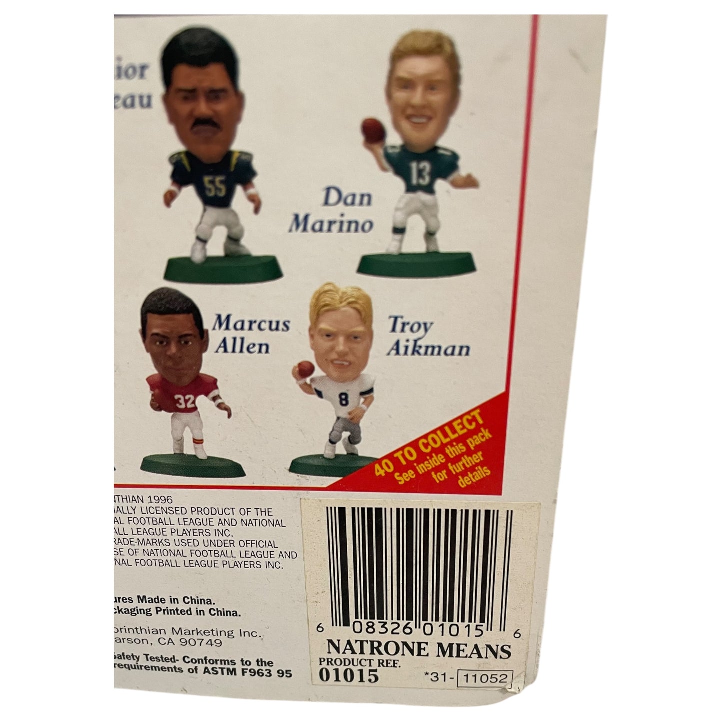 Figurine d'action Natrone Means Jacksonville Jaguars 1996 Headliners - Scellée dans son emballage d'origine