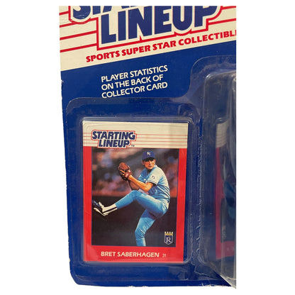 Figurine d'action Bret Saberhagen Kansas City Royals 1988 Starting Lineup - Scellée dans son emballage d'origine, rare