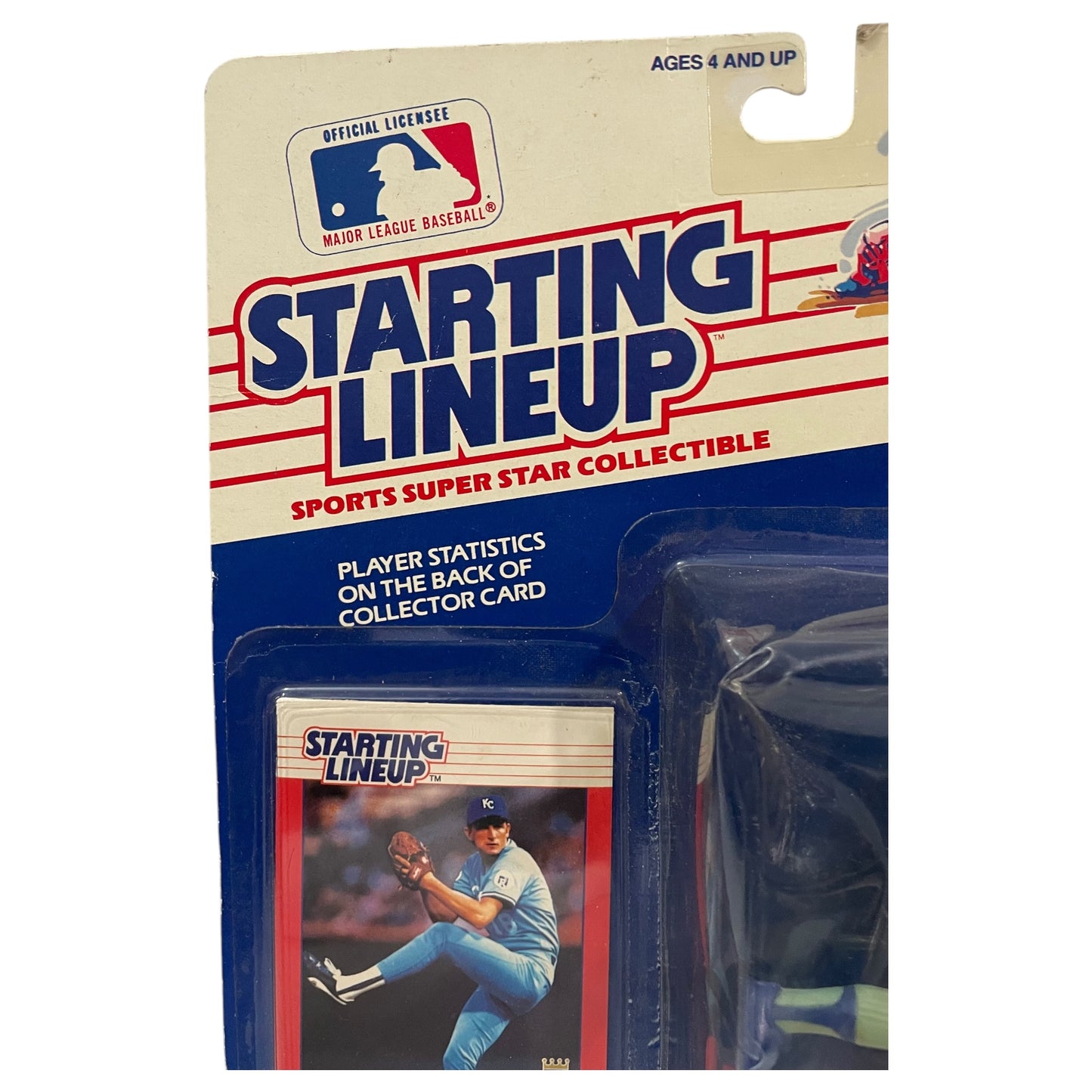 Figurine d'action Bret Saberhagen Kansas City Royals 1988 Starting Lineup - Scellée dans son emballage d'origine, rare