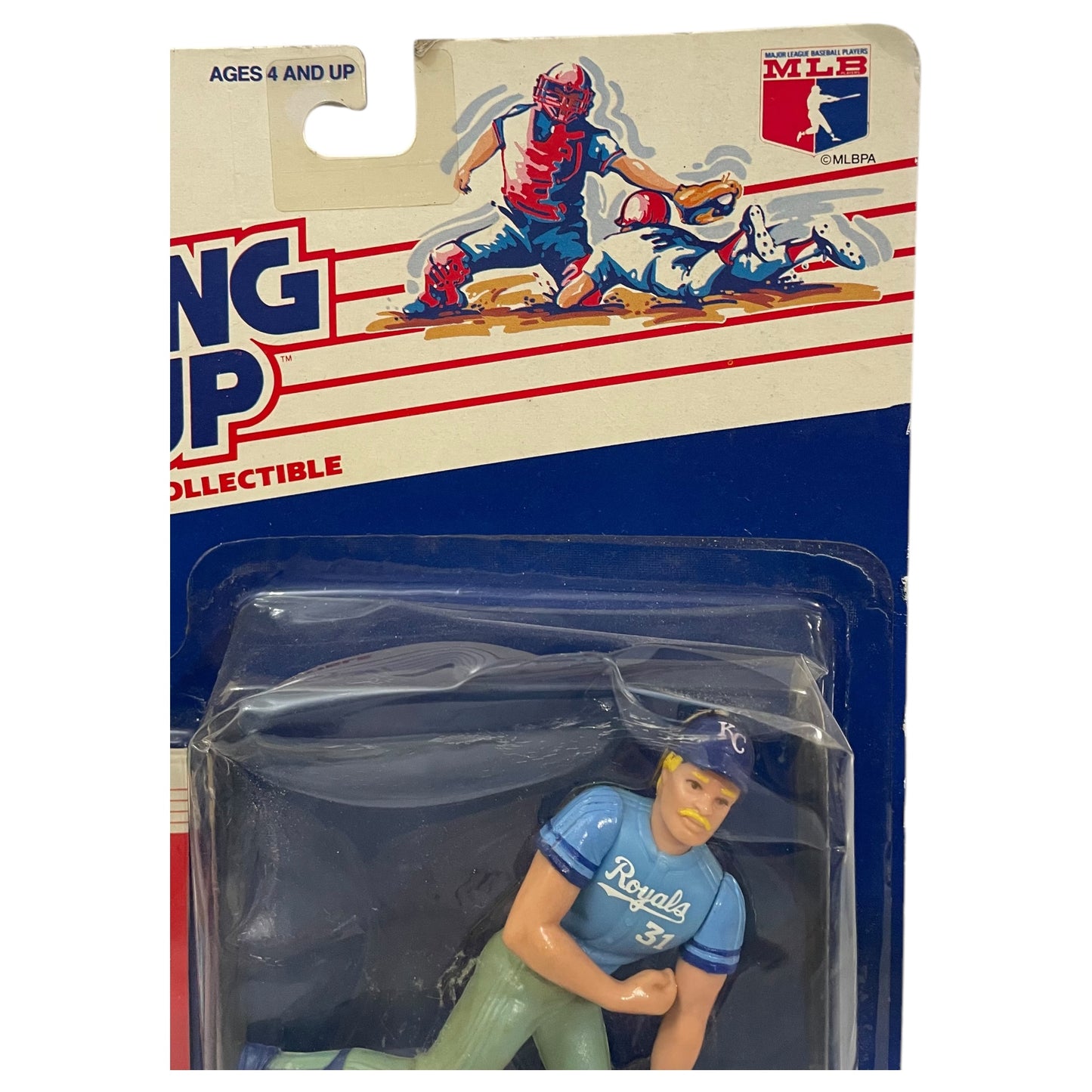 Figurine d'action Bret Saberhagen Kansas City Royals 1988 Starting Lineup - Scellée dans son emballage d'origine, rare