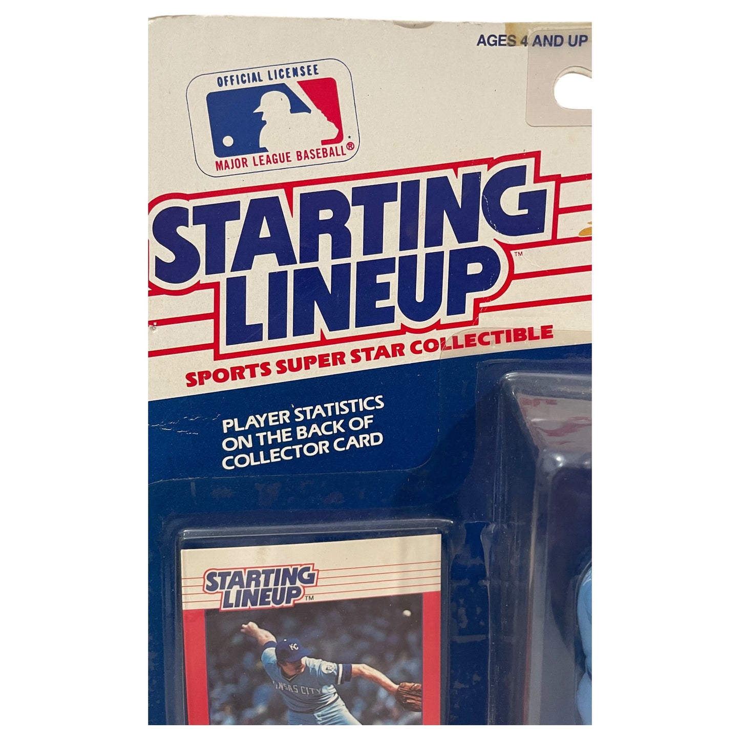 Figurine articulée de Dan Quisenberry Kansas City Royals 1988 Starting Lineup - Scellée dans son emballage d'origine, rare