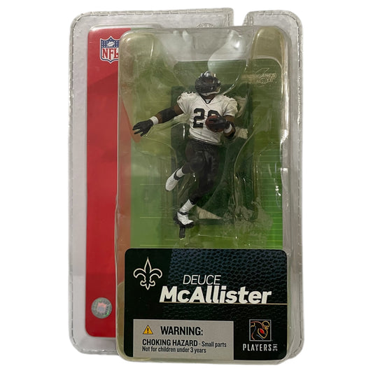 Figurine articulée Deuce McAllister 2004 New Orleans Saints, NFL McFarlane Toys - Neuf dans son emballage d'origine