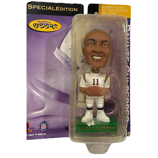 Figurine articulée Bobbin Bobbers Daunte Culpepper Minnesota Vikings NFL Stars 2000 - Scellée dans son emballage d'origine