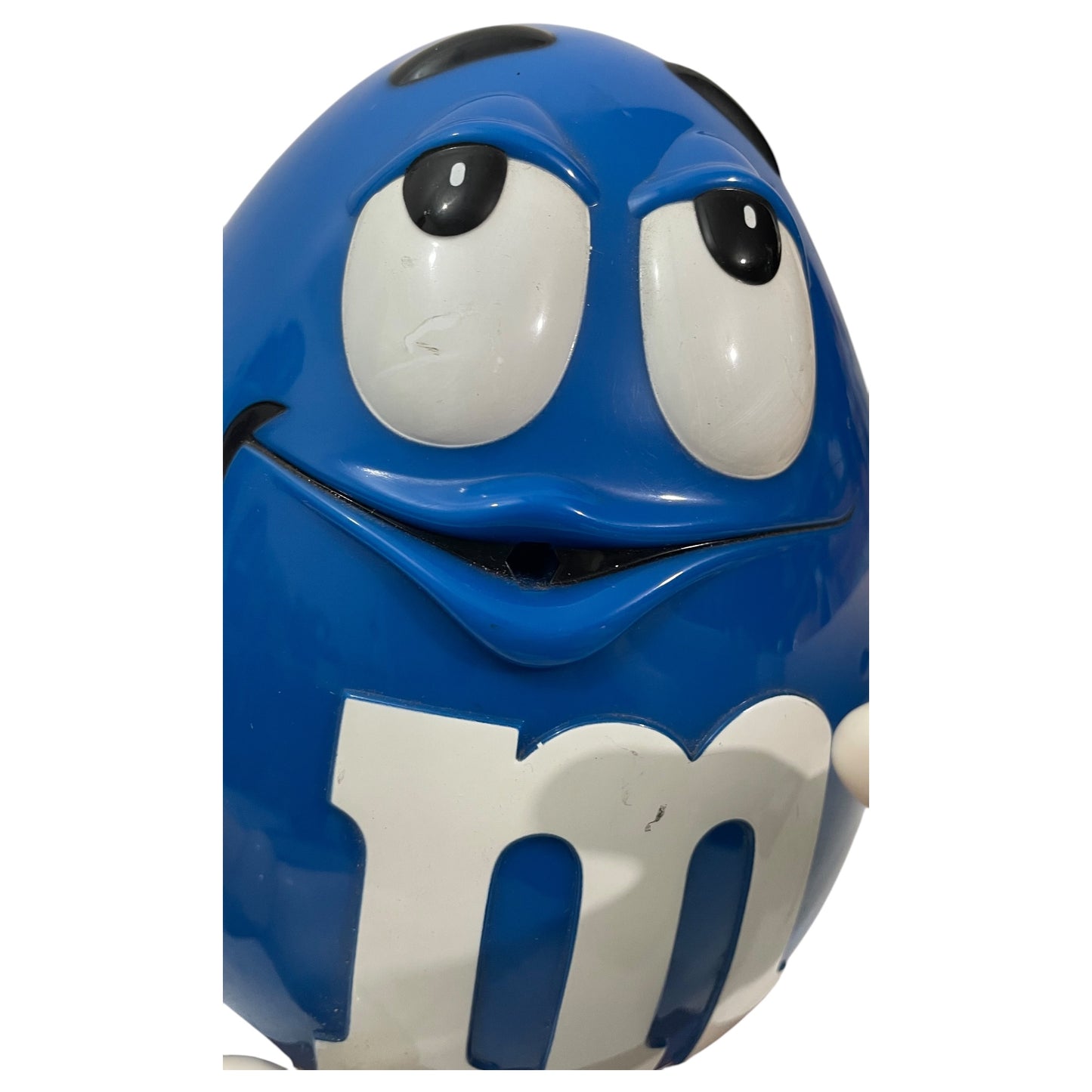 Distributeur de chocolat M&amp;M's Blue Saxophonist | Pas de saxophone | Objet de collection | Marques d'utilisation