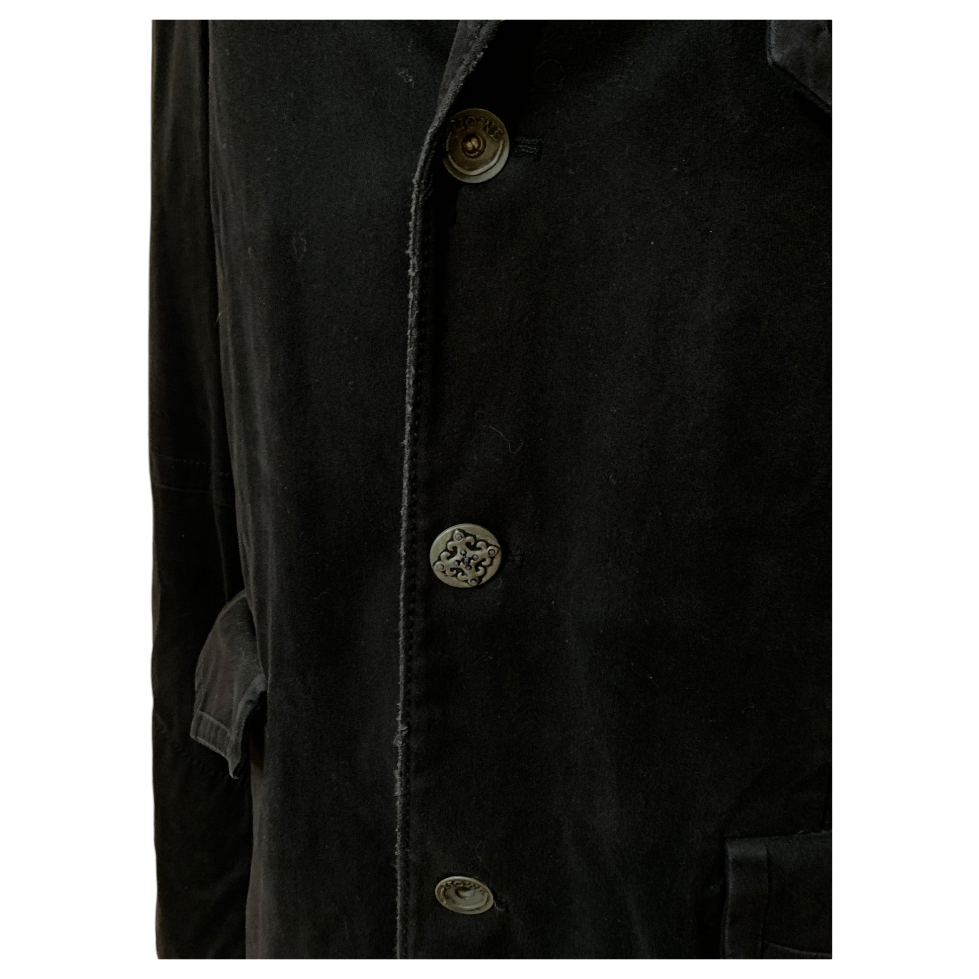 Blazer Jeans Preto Chumbo Vintage - House of Howe (English Country Gentleman) - Madame Surtô Vintage Shop