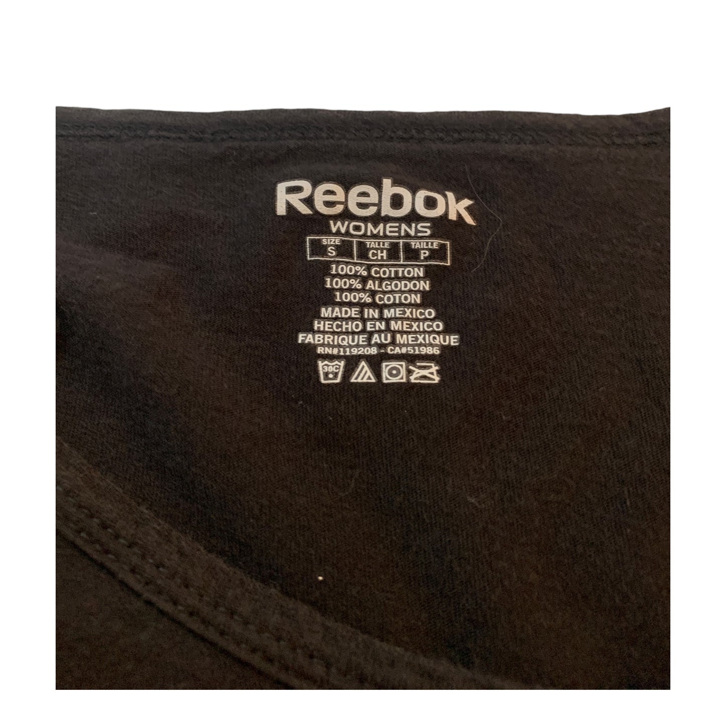 Reebok Steelers Women's Sporty Crop Top with Stones and Grunge Fringes Logo