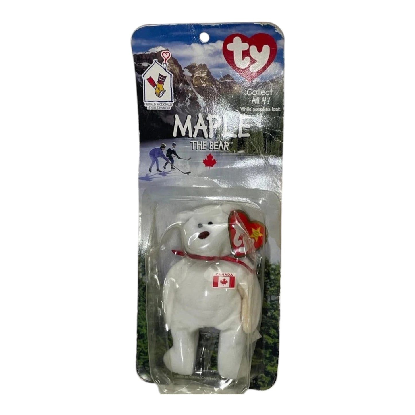 TY Beanie Babies Urso Peluche Miniatura McDonalds de 1999 (Glory, Maple e Britannia) - Madame Surtô Vintage Shop